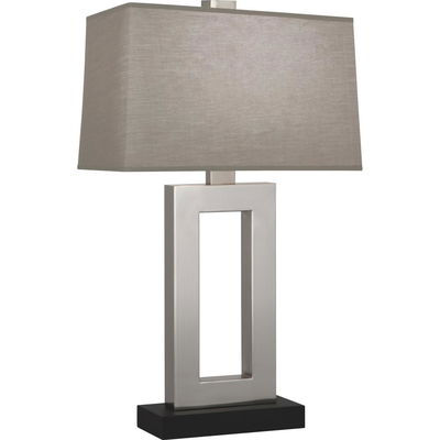 Doughnut Table Lamp Antique Silver Finish