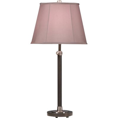 Bruno Table Lamp Lead Bronze Finish With Ebonized Nickel Accents