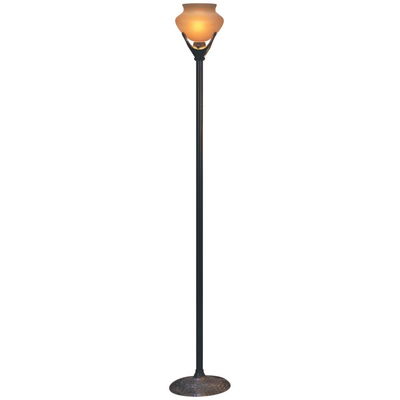 Beaux Arts Torchiere Antiqued Rust Finish