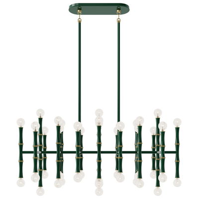 Kane Chandelier Jungle With Modern Brass Accents