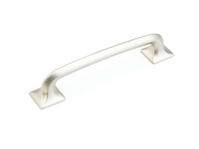 5" Center to Center Northport Square Cabinet Pull in Satin Nickel Finish