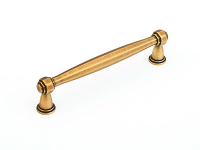 128mm Center to Center Firenza Cabinet Pull in Light Firenza Bronze Finish