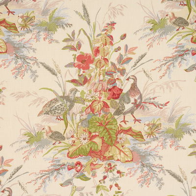 Winter Quail Meadow Fabric