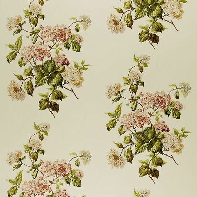 Ivory Summer Hydrangea Fabric