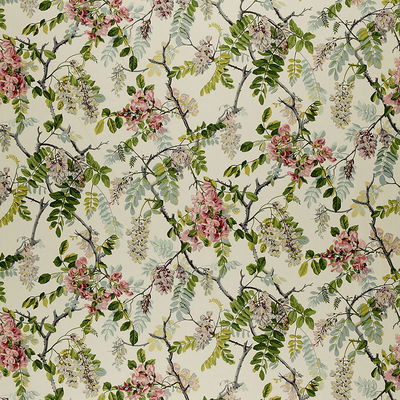 Ivory Wisteria Vine Fabric