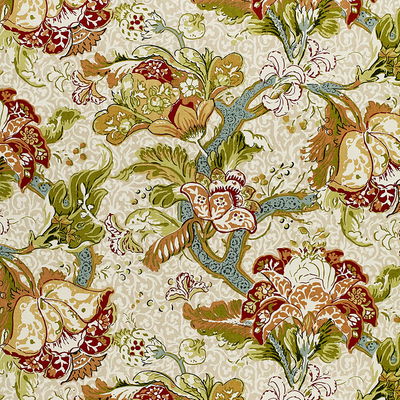 Ecru Ariella Jacobean Fabric