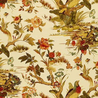 Spice Le Faisan Chinoiserie Fabric