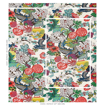 Alabaster Chiang Mai Dragon Fabric