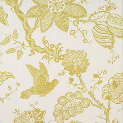Chartreuse Bali Vine Fabric