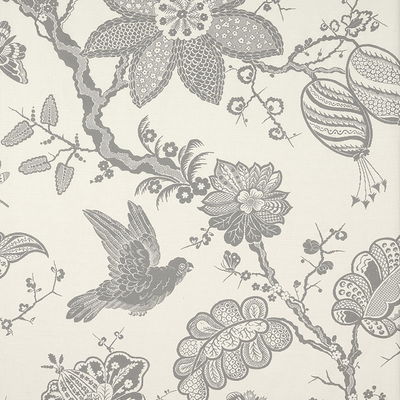 Charcoal Bali Vine Fabric