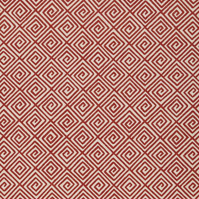 Ruby Greek Key Fabric