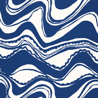Surf Carmel Coastline Print Fabric