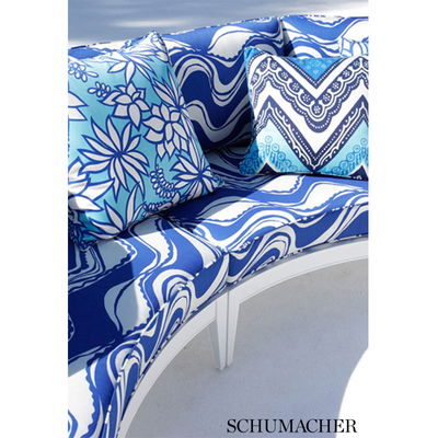 Sea Grass Tangier Frame Print Fabric