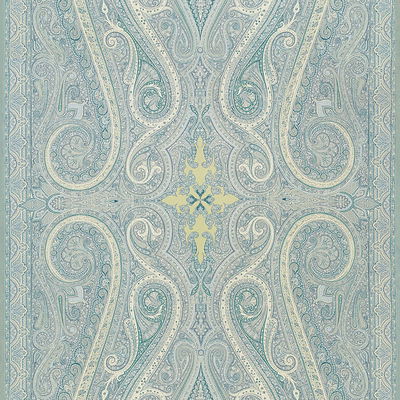 Sky Pasha Paisley Fabric