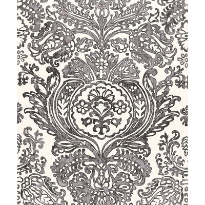 Graphite Tremezzo Damask Fabric
