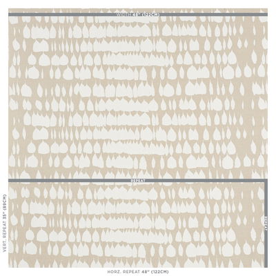 Natural Queen Of Spain Fabric