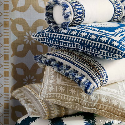 Marine Bora Bora Print Fabric