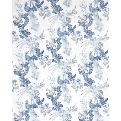 Porcelain Peacock Fabric