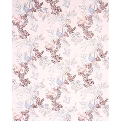 Blush Peacock Fabric