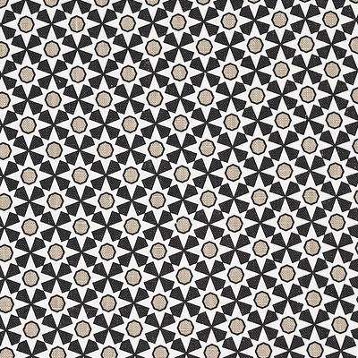 Black & Taupe Serendipity Fabric