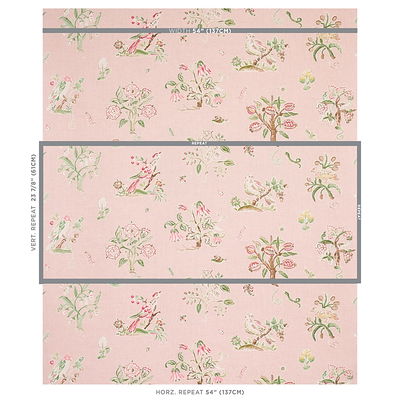 Blush Magical Menagerie Fabric