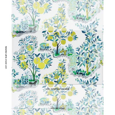 Pool Citrus Garden Indoor/Outdoor Fabric