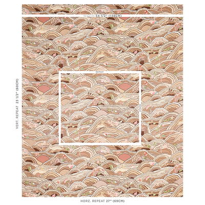 Mocha Rolling Hills Fabric