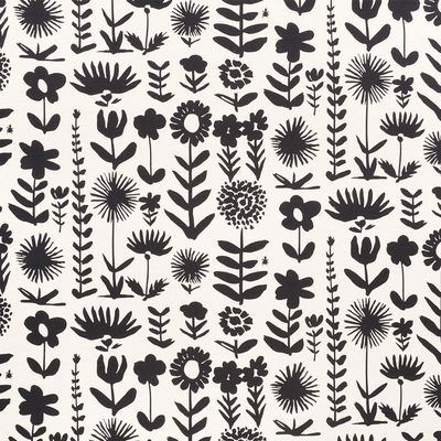 Black Wild Things Fabric