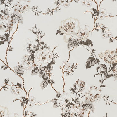 Charcoal Betty Chintz Fabric