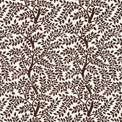 Brown Temple Garden Ii Fabric