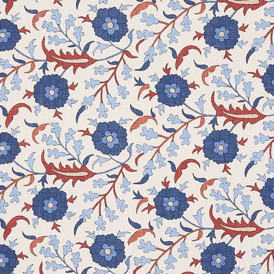Parchment Floralia Fabric
