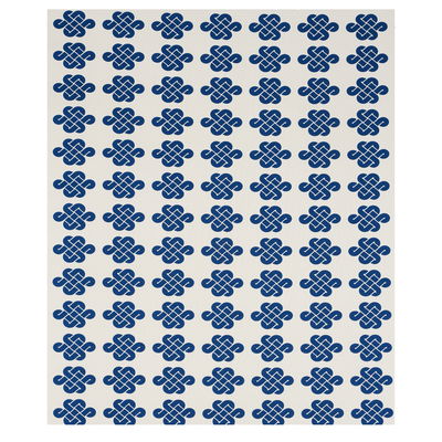 Blue Penelope Knot Fabric