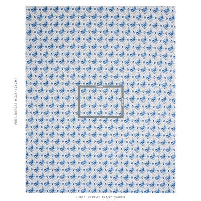 Porcelain Basile Trellis Fabric