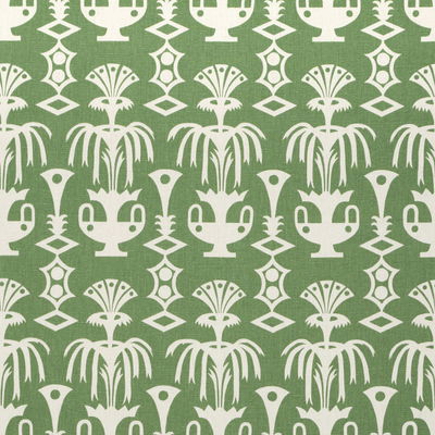 Green Fountain Grass Fabric
