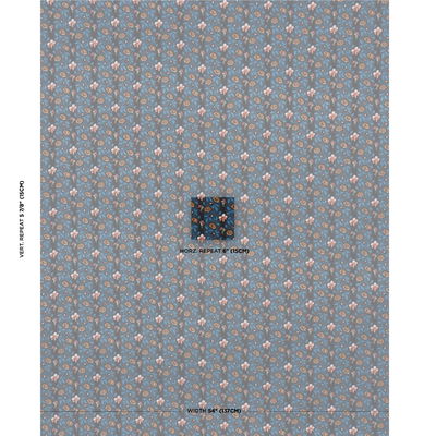 Midnight La Rue Stripe Fabric