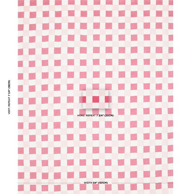 Pinks Chequer Hand Block Print Fabric