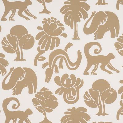 Neutral Call Of The Jungle Fabric