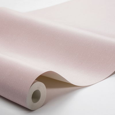 Rose Blush Linen Wallpaper