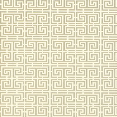 Pewter Chinois Fret Wallpaper