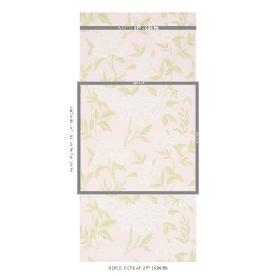 Blush Whitney Floral Wallpaper