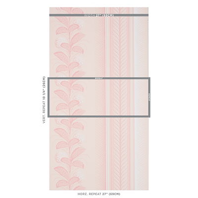 Blush Hydrangea Drape Wallpaper