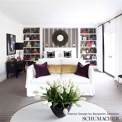 Turmeric Acanthus Stripe Sisal Wallpaper