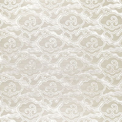 Fog & Chalk Cirrus Clouds Sisal Wallpaper