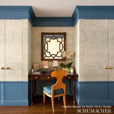 Emerald & Ore Feather Bloom Sisal Wallpaper