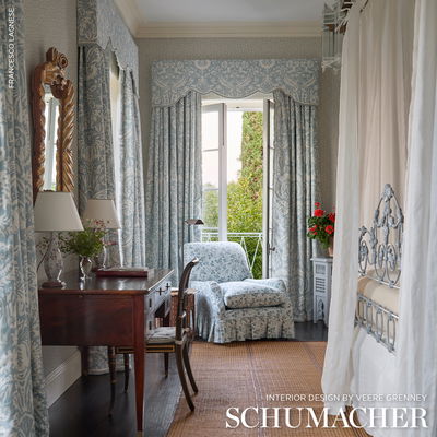 Orpington Blue Folly Wallpaper