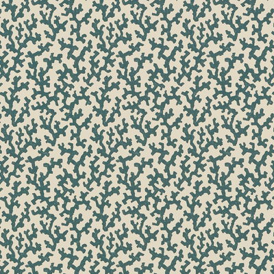 Peacock Blue Folly Wallpaper