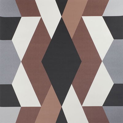 Carbon Deco Diamonds Panel Wallpaper