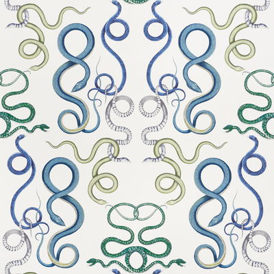 Emerald & Sapphire Giove Wallpaper