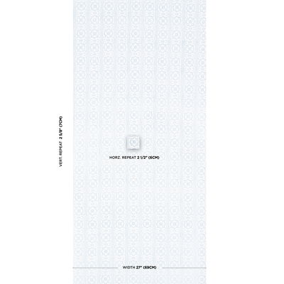 Sky  Sunda Hand Blocked Print Wallpaper