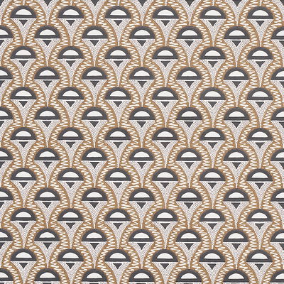 Camel & Black Abelino Wallpaper